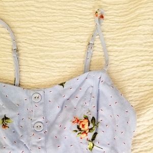 F21 A-line Floral Mini Dress